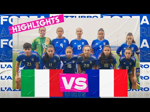 Highlights: Italia-Francia 3-1 | Under 16 Femminile | Amichevole