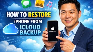 How to RESTORE IPHONE FROM ICLOUD BACKUP (Step by Step)