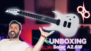 Video thumbnail for Solar Guitar Unboxing and First Reaction (A2.6W) by Jim Zaras