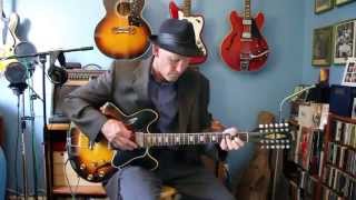 Video thumbnail for 1966 Sunburst Gibson 335 electric 12 string by Stratovision Media