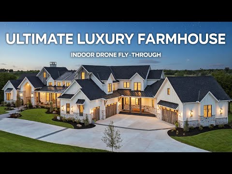 ULTIMATE LUXURY FARMHOUSE | Starr Homes Artisan Home No. 12 | Drone Tour