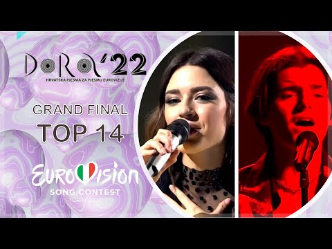 Dora 2022 Top 14 Grand Final | Eurovision 2022 Croatia 🇭🇷