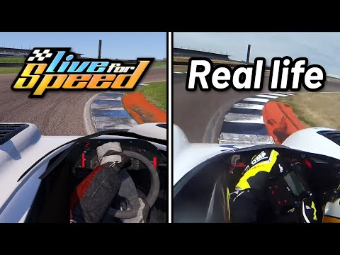 Live For Speed Graphics Update: How Accurate is Rockingham? (LFS vs. Real Life)