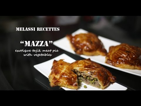 Mazza – tajik meat pie with vegetables // Melassi Recettes