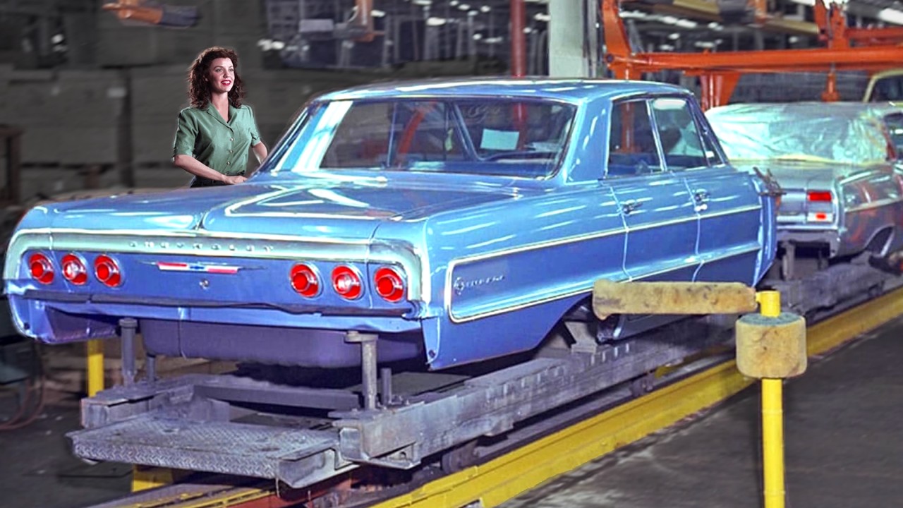 How Chevrolet cars were assembled 60 years ago - Back in Time: Chevrolet 150, 210 & Bel Air Factory