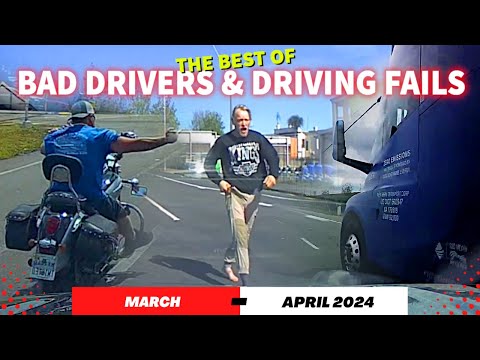 BEST OF MARCH - APRIL #2024 Bad Drivers Driving Fails Road Rage Instant Karma Traffic Accidents