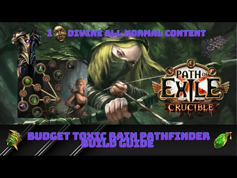 [Path of Exile 3.21] Budget Toxic Rain Pathfinder Build Guide | 1 Divine Challenge!