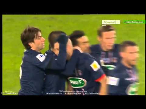 Gol de Lavezzi - PSG 3 x 1 Toulouse - Copa da França - 23/01/2013