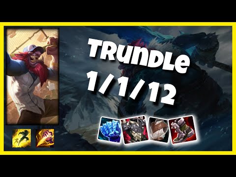 Trundle vs Olaf EU Challenger JUNGLE (1/1/12) - v10.25