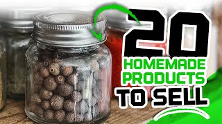 Top 20 BEST homemade products to SELL! 🤑💵🧠
