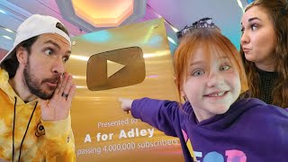 4,000,000 FRiENDS 💕  Surprise Best Day Ever playing Adley is the Boss at the Spacestation A MOViE
