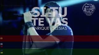 Enrique Iglesias - Si Tu Te Vas TRADUÇÃO LEGENDADO LETRA PORTUGUÊS