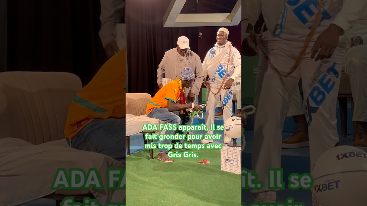 ADA FASS apparaît. Il se fait gronder pour avoir mis trop de temps avec Gris Gris.
