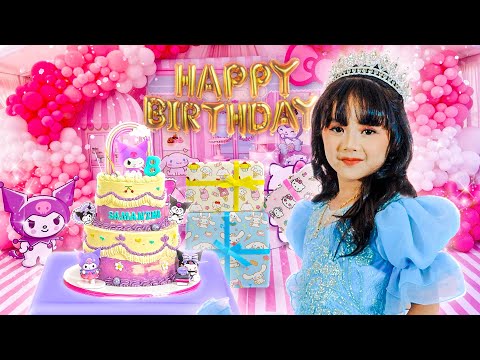 KESERUAN ULANG TAHUN SAMANTHA SERBA SANRIO CINNAMOROLL 😍 BANYAK HADIAH ! KOMPILASI ULANG TAHUN