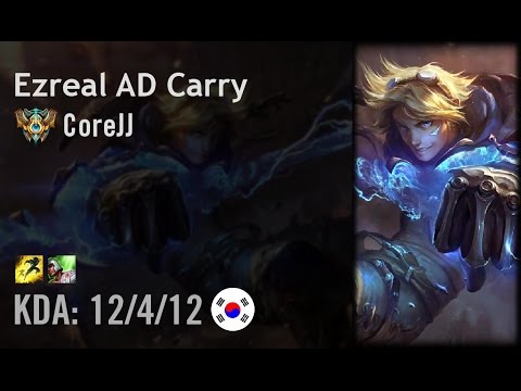 Ezreal AD Carry vs Kalista - CoreJJ - KR Challenger Path 6.3