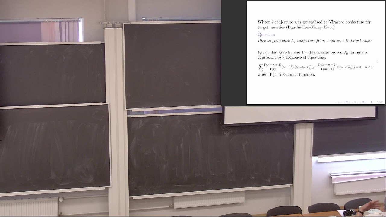 Xin Wang, “Universal constraints for Hodge integrals with target varieties and their applications”