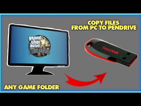how to copy games form pc to pendrive (2025)✓ || in 1min