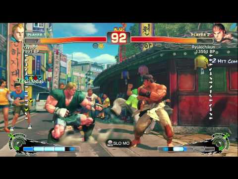 Ryukichikun [Ryu] vs rryyoo [Abel] SSF4 Japanese Online Ranked Matches - TRUE-HD