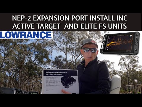 How to install Lowrance NEP-2 Expansion Unit. With Elite FS and Lowrance Active Target Network.