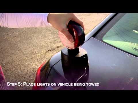 Blazer C6304 Wireless Magnetic Tow Light Installation