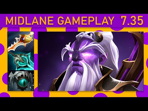 ⭐New Patch 7.35 Void Spirit 15+ Kills! Mid Gameplay - Dota 2 Top MMR