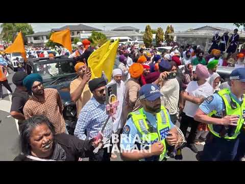 Brian Tamaki Sends Man Up Thugs To Disrupt Sikh Parade