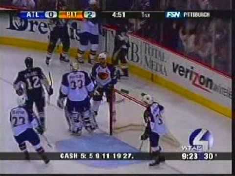 Pittsburgh Penguins vs. Atlanta highlights  [11-25-07]
