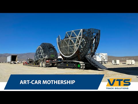 VTS Track Solutions bouwt onderwagen voor Art-car Mothership