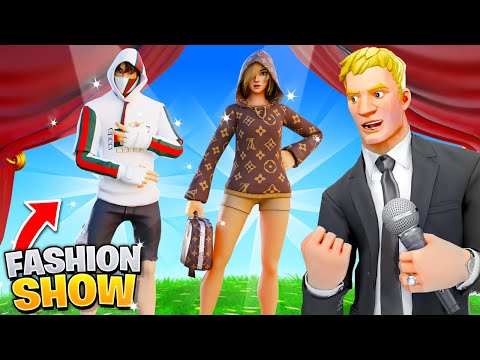 I joined a Fashion Show with $1000+ DESIGNER SKINS!