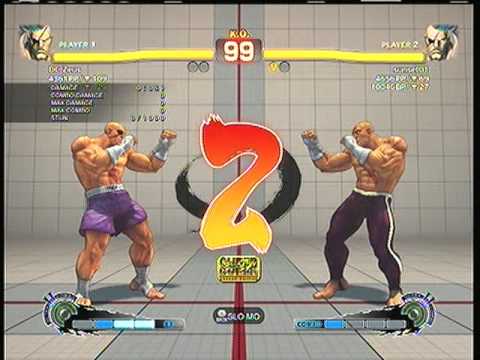 SSF4AE: Sagat (DC Zeus)  vs. Sagat (sunset01)  HD