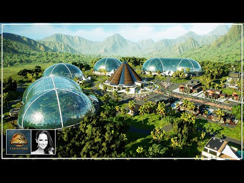 🦖 Building Main Street & Aviaries in Jurassic World Evolution 2 Sandbox mode | Ep. 1 |