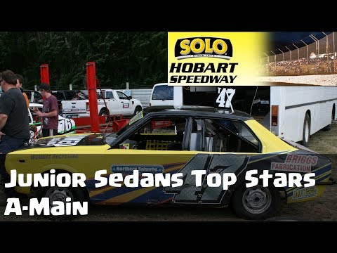 Junior Sedans Top Stars A-Main (Declared) - Hobart Speedway 26-01-19