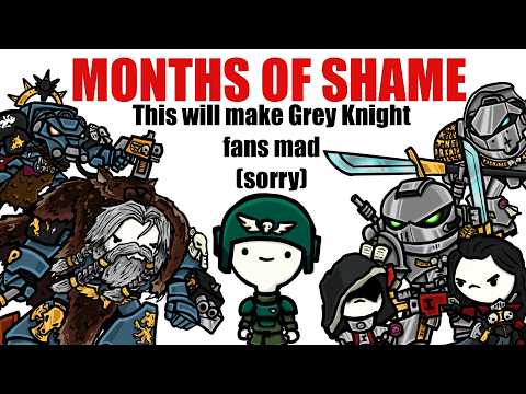MONTHS OF SHAME: Grey Knights vs Space Wolves | Warhammer 40k Lore