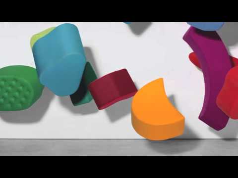 Kvadrat Throwing Shapes. Floating textile design | Kvadrat