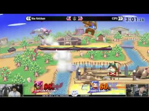 GOML 2016 - Max Ketchum (Falcon) vs C3PO (Diddy) - SSB4 Top 96 Winners