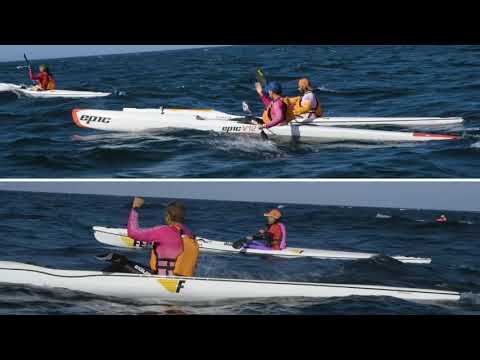 Exceptional Paddling Downwind Course ! World Champion Mocke Brothers