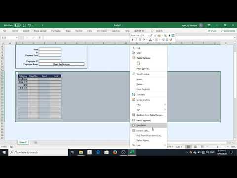 EXCEL PHILIPPINE PAYROLL STEP BY STEP PART #1