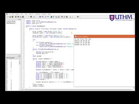 Java Programming | File Input Output