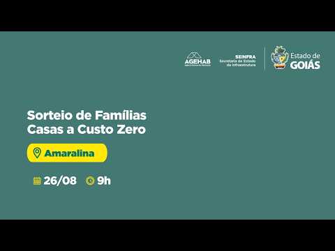 Sorteio de Famílias - Amaralina
