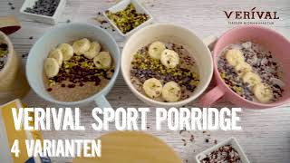 4 Ideen für ein proteinreiches Frühstück - Verival Sport Porridge