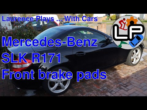 SLK R171 front brake pad change - Laurence Plays ... with Cars