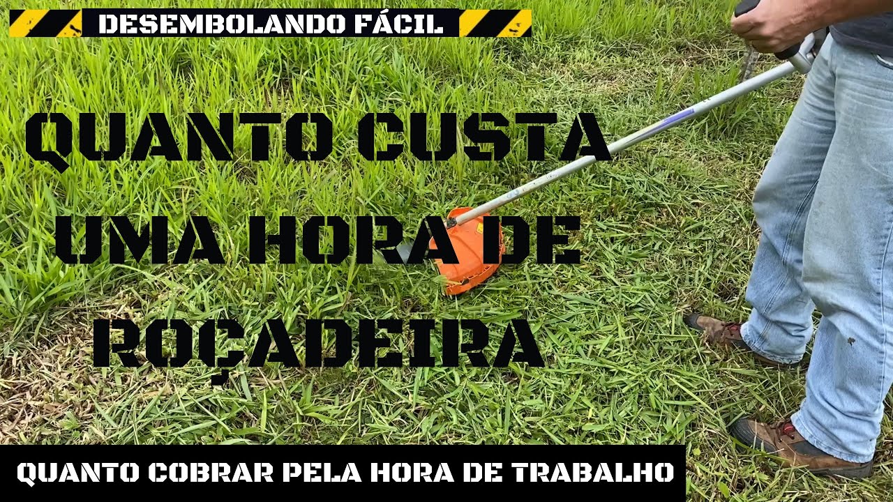 Como calcular e cobrar pelo dia de roçadeira.
