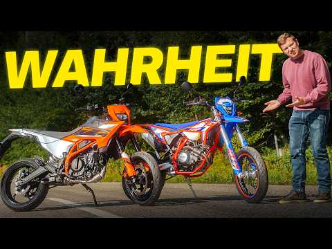 KTM 125 SMC R 2025 VS BETA RR MOTARD 125 R 2025 125ccm Vergleich 