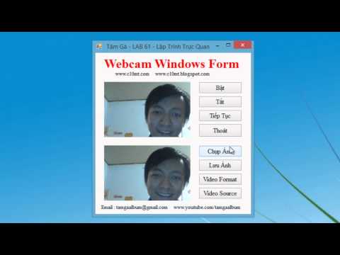 LAB 61 - Webcam Tren Windows Form C-Sharp [ Lập Trình Trực Quan - Windows Form ]