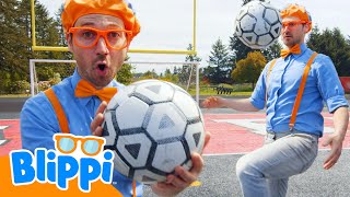 Blippi nos Jogos de Verão! ⚽ Futebol e Esportes com Blippi em Português