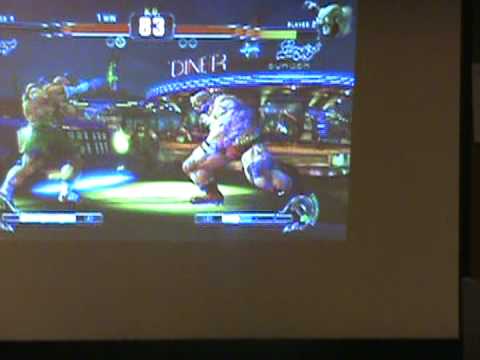 NorCal Fuddruckers SF4 Tournament - Grand Finals - Ricky Ortiz (Sagat) vs Crizzle (Zangief) -  005