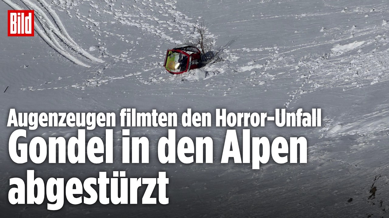 SCHWEIZ: Gondel in Alpen-Skigebiet abgestürzt – Mindestens ein Verletzter in Engelberg!