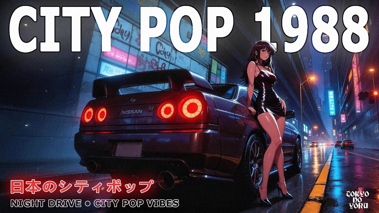 CITY POP 1988 – Tokyo Midnight Drive | 懐かしい日本シティポップ | Tokyo no Yoru【Playlist 19】