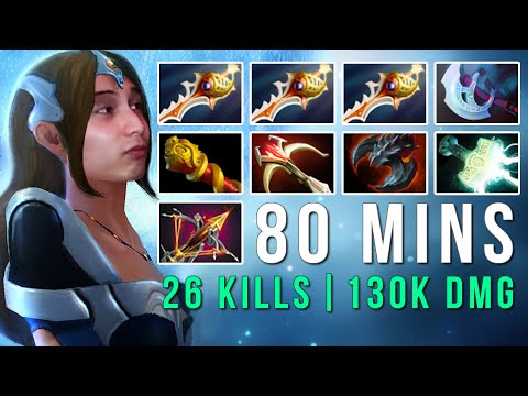 80 MINS 26 KILLS 3 RAPIERS | FUN MIRANA GAME (SingSing Dota 2 Highlights #1600)