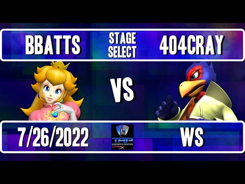 Stage Select 29: Bbatts (Peach) Vs. 404Cray (Falco) - WS